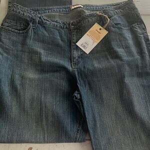 Wrangler Women’s Jeans 20W M Bootcut Vintage XHatch Rinsed Blue Denim